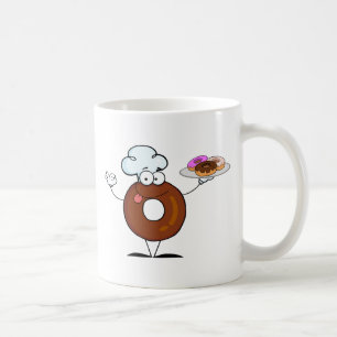 Vänlig munkkock kaffemugg