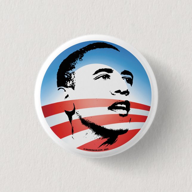 Vanlig Obama logotyp - Knapp (Framsida)