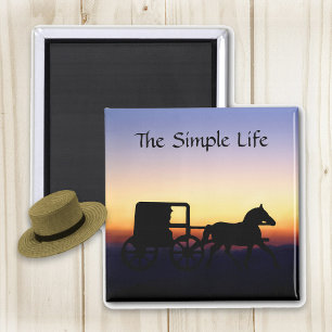 Vanlig och enkel Amish Life Magnet