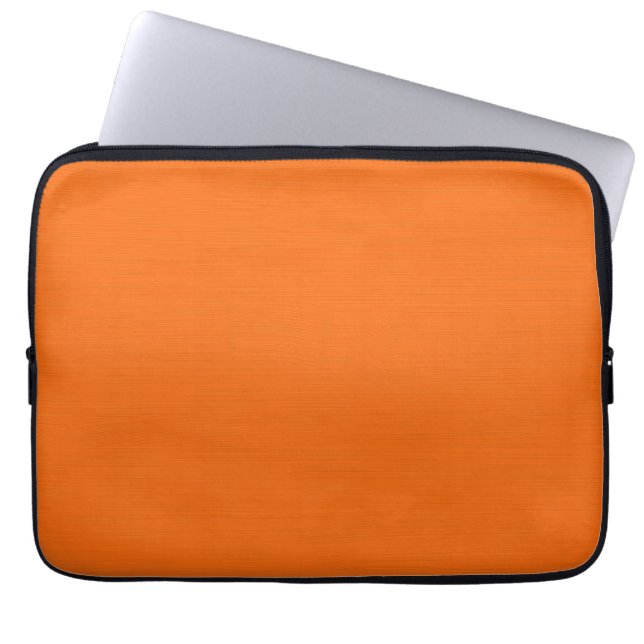 Vanlig orange bakgrund laptop sleeve (Framsidan)