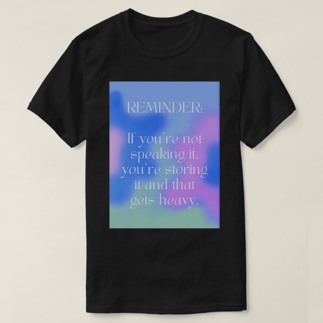 vänlig påminnelse t shirt (Design framsida)