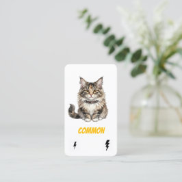 Vanlig Punk Katt-Samlarkort-Maine Coon Rebel Visitkort