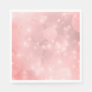 Vanlig Rosa Sparkly Pappersservett