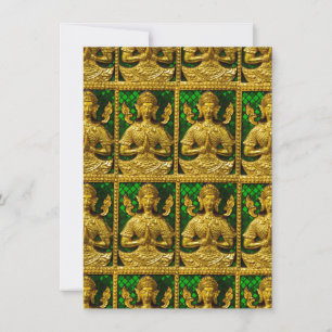 vänlig sitta buddha