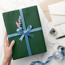 Vanlig skoggrön färgnyans ton presentpapper