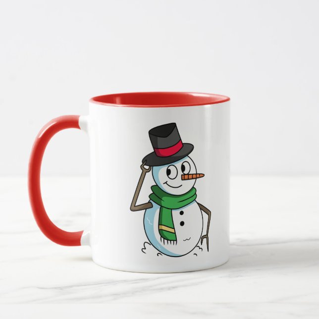 Vänlig Snöman Mugg (Vänster)