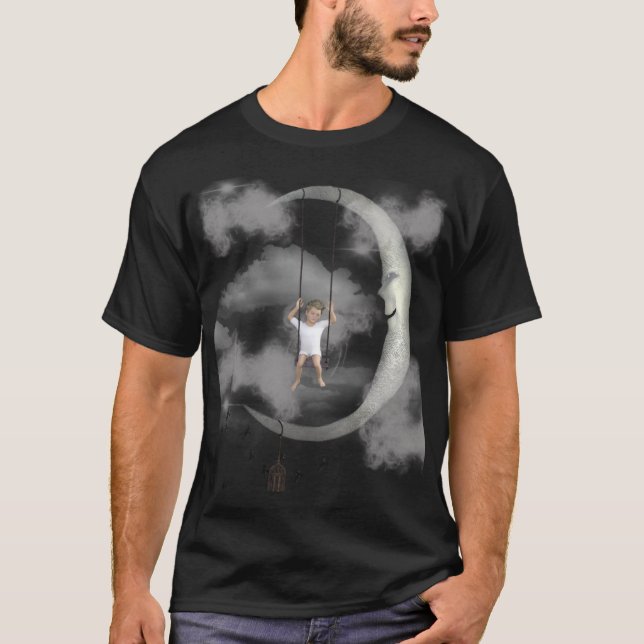 Vänlig Spök Natt Ande Herr T-Shirt - Söt (Framsida)