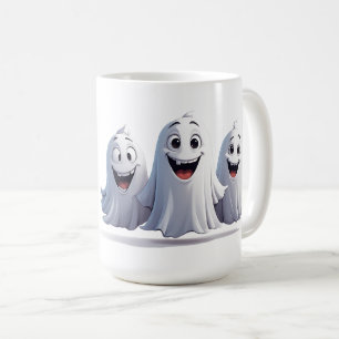 Vänlig spök trio delar Halloween-roligheter ikväll Kaffemugg