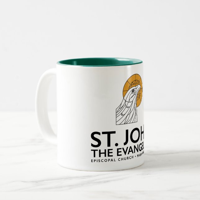 Vanlig tid-mugg Två-Tonad mugg (Framsida vänster)