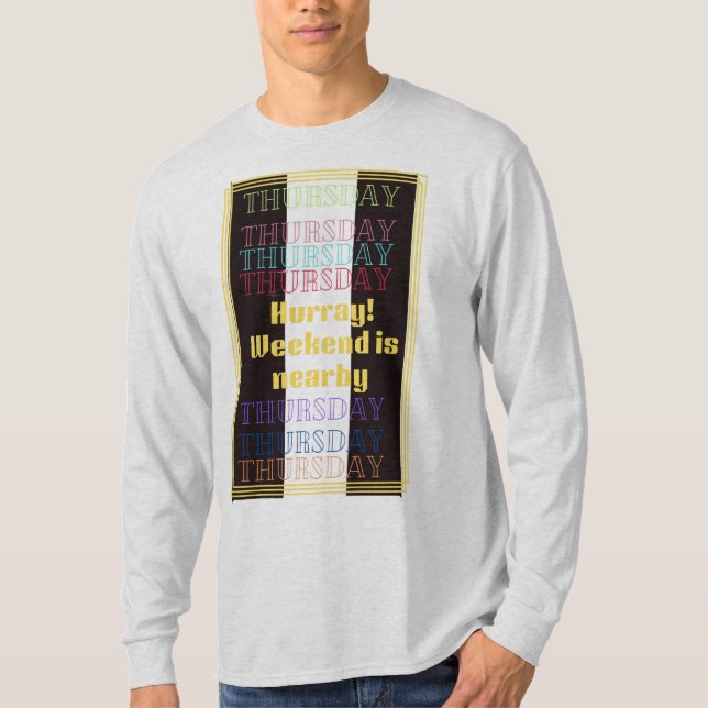 Vanlig tröskel för påminnelsemeddelande på torsdag t shirt (Framsida)