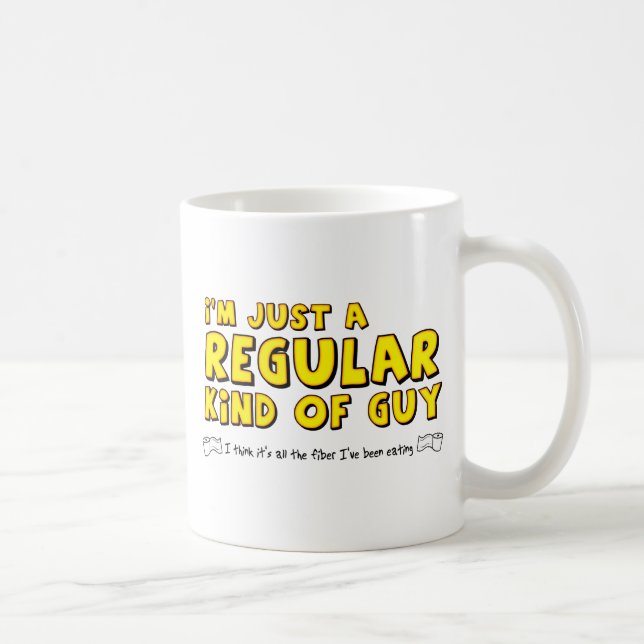 Vanlig typ av Guy Funny Mug Humor Kaffemugg (Höger)