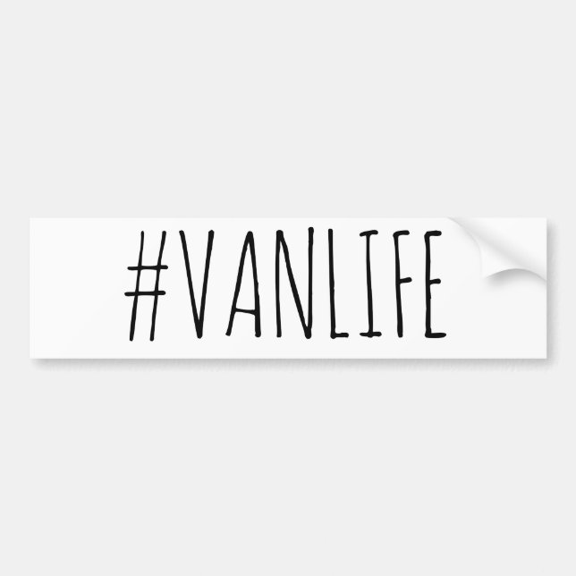 {Vanlig} #VANLIFEbildekal, Bildekal (Framsidan)