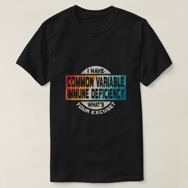 Vanlig variabel immunbrist t shirt (Design framsida)