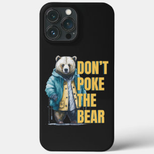 Vänlig varning: "Poke inte Bear Funny Joke"
