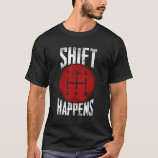 Vanlig växling vid byte av bil sker vid normal väx t shirt