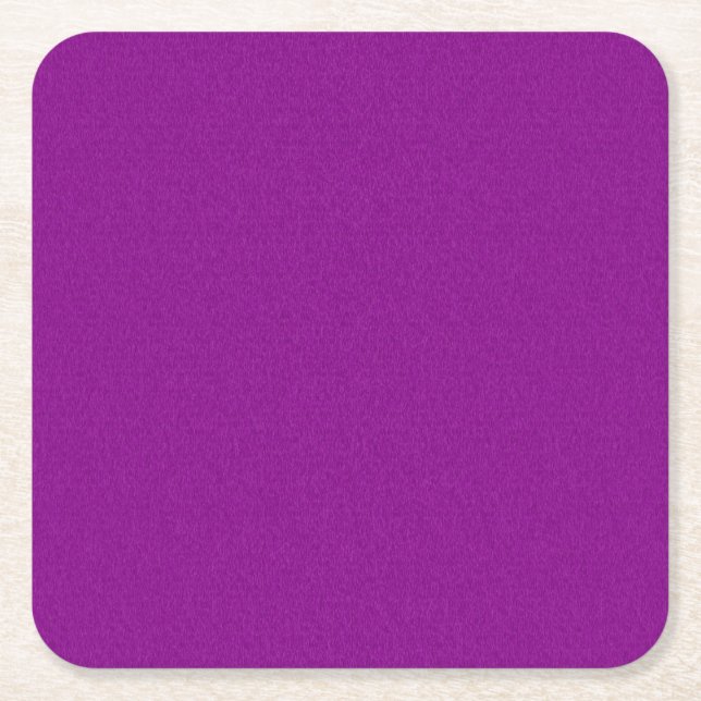 Vanlig Violet Underlägg Papper Kvadrat (Framsidan)