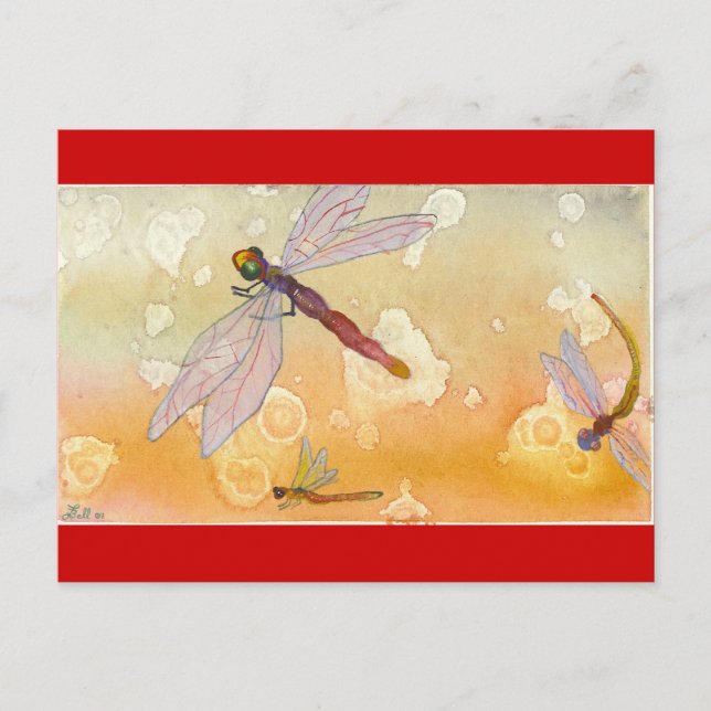 "Vanliga drakar" Vykort (Framsida)