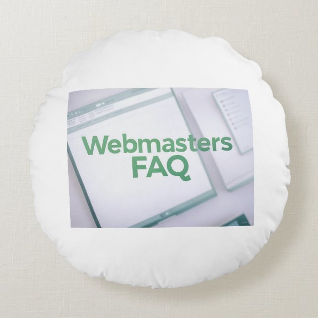 Vanliga frågor och svar för WebMasters Rund Kudde (Framsidan)