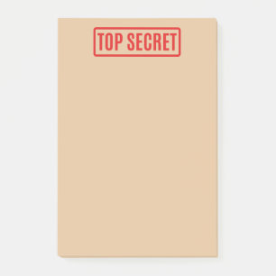 Vanliga hemliga PostIT-meddelanden Post-it Block