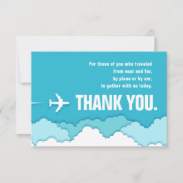 Vänliga himlar | Tacksam resenär  Tack Kort