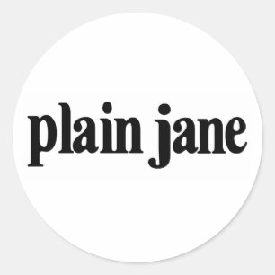 Vanliga Jane Runt Klistermärke