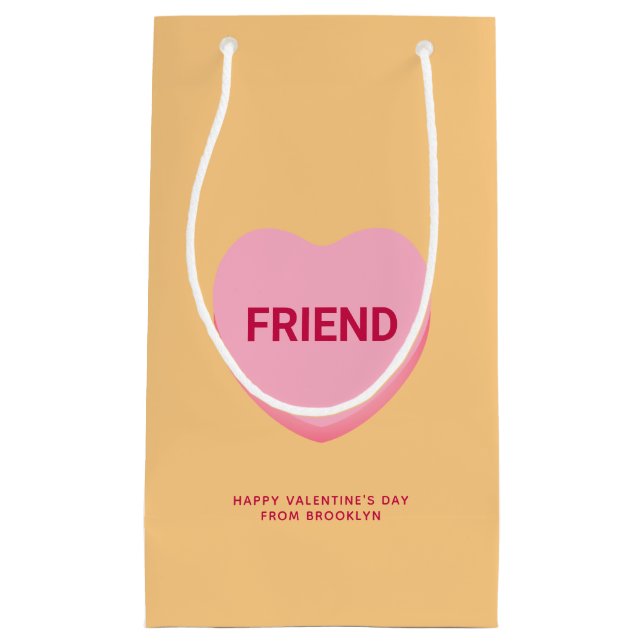 Vänliga orangens rosa-samtal hjärtans Alla hjärtan (Framsidan)