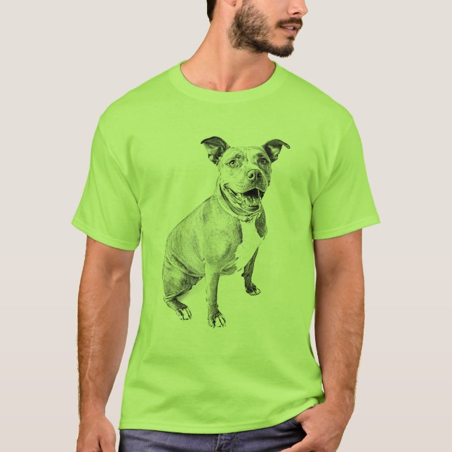 Vänliga Pitbull Tröja (Framsida)