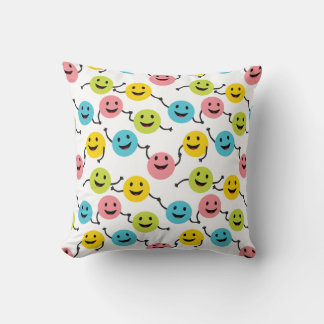 Vänliga Smileys Kudde