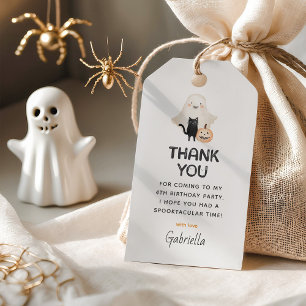 Vänliga spöken Spooktacular Kids Tack Förpresent Presentetikett