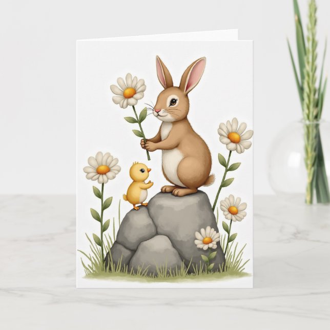 Vänliga Vänners Blomsterkort Kort (Framsida)
