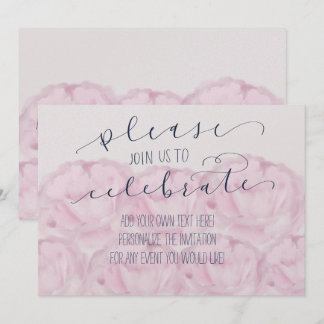 Vänligen gå med oss för att fira kalligrafi och pi inbjudningar