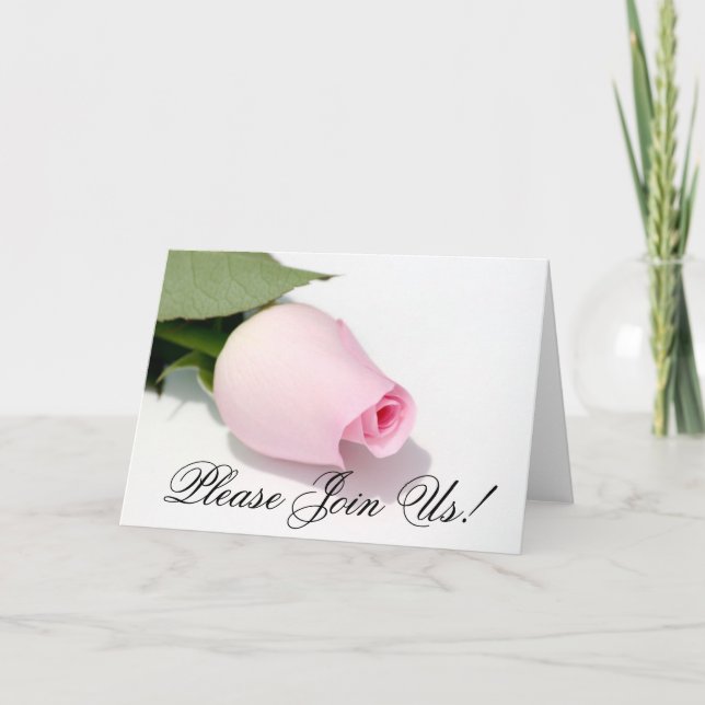 Vänligen gå med oss! Inbjudan (Framsida)