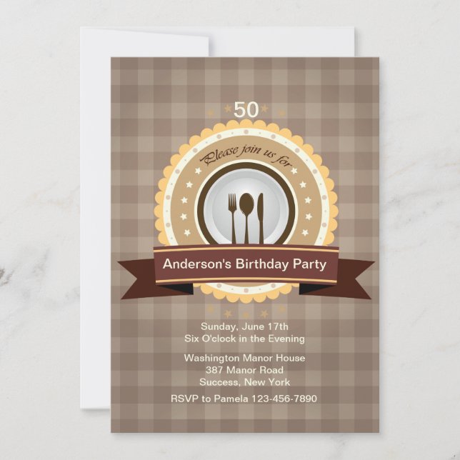 Vänligen gå med oss på... Inbjudan (Framsida)