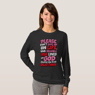 Vänligen ge inte upp t shirt