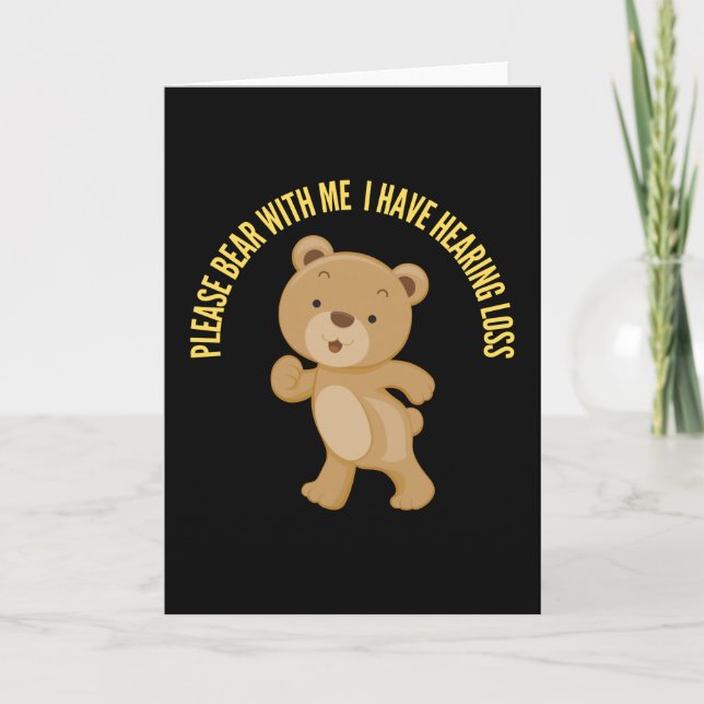 Vänligen Ha Tålamod Med Mig Jag Har Hörselnedsättn Kort (Framsida)