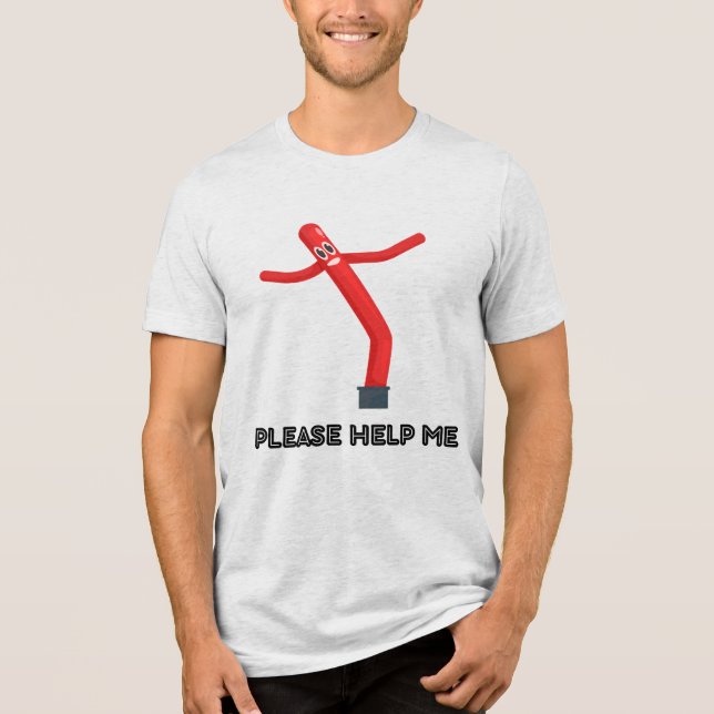 Vänligen hjälp mig t shirt (Framsida)