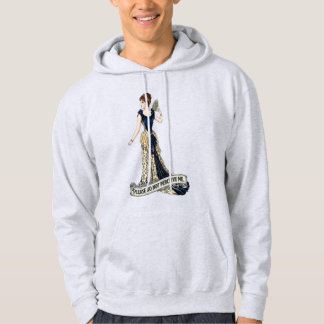 Vänligen Misstolka Mig Inte - Viktoriansk Dam Vint Hoodie