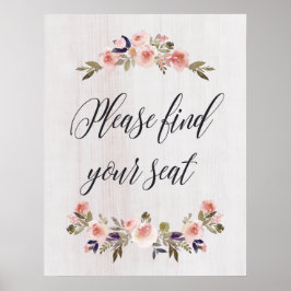 Vänligen se ditt platstecken poster