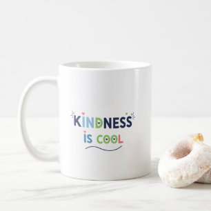Vänlighet är coolt Motivationscitat Kaffemugg