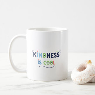 Vänlighet är coolt Motivationscitat Kaffemugg