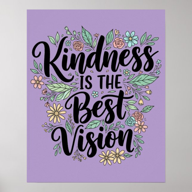 Vänlighet är den bästa visionen poster (Framsidan)