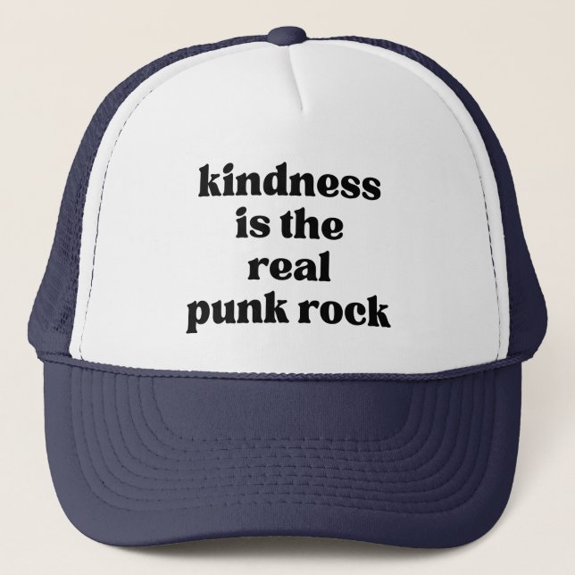 Vänlighet Är Den Riktiga Punkrocken Keps (Framsida)