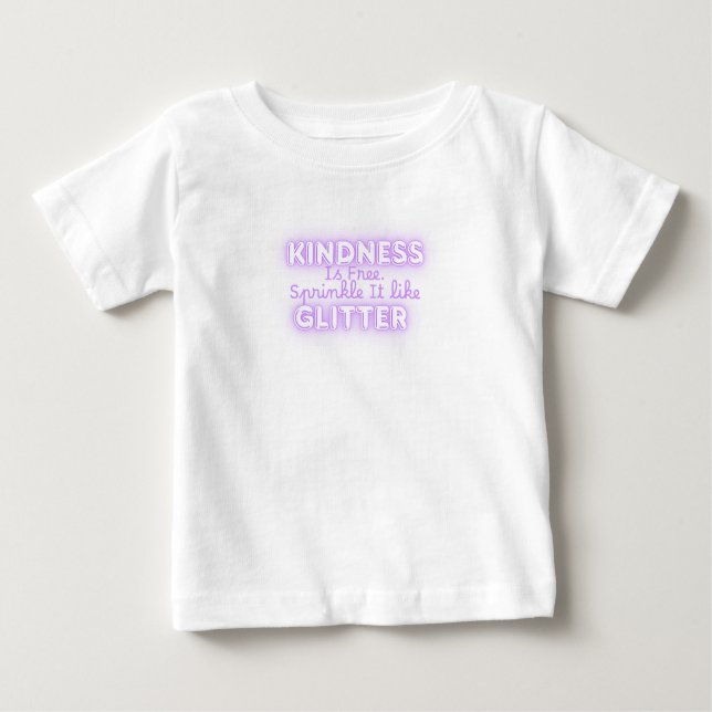 Vänlighet är gratis strö det som glitter t shirt (Framsida)