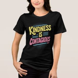 Vänlighet är smittsamt fet illustration vektor t shirt