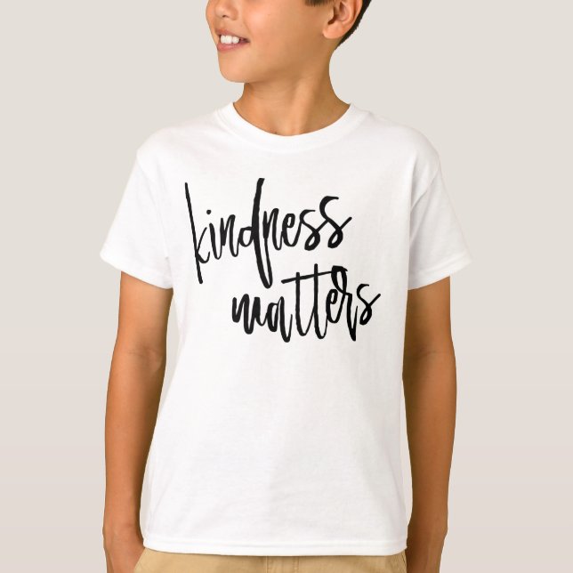 Vänlighet betyder något tee shirt (Framsida)