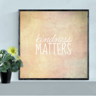 vänlighet, citattecken, vintage utseende vattenfär poster