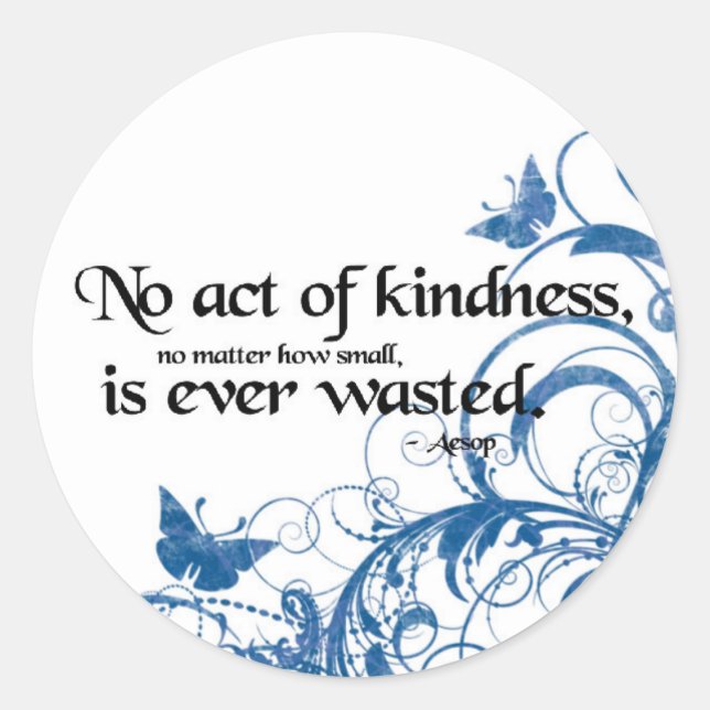 vänlighet, fjärossnurra runt klistermärke (Framsida)