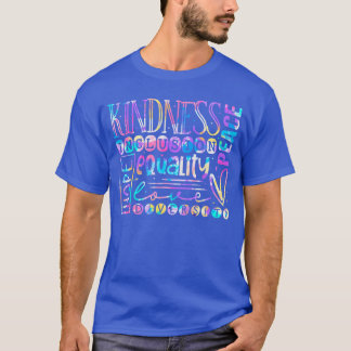 Vänlighet Fred Jämlikhet Kärlek Hopp Mångfald Mäns T Shirt