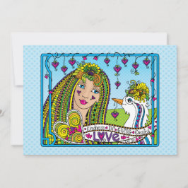 Vänlighet i Ge_Flyttkort 7" x 5"