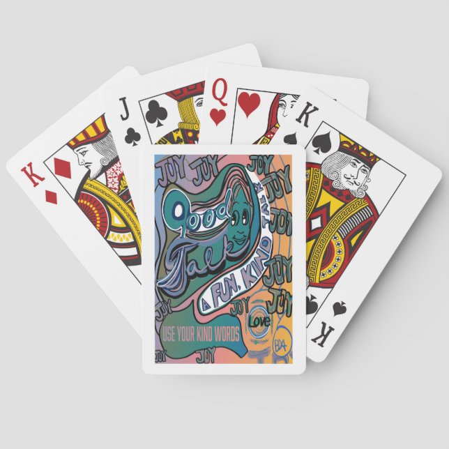 Vänlighet i varje hand: Bra samtal  Casinokort (Baksidan)